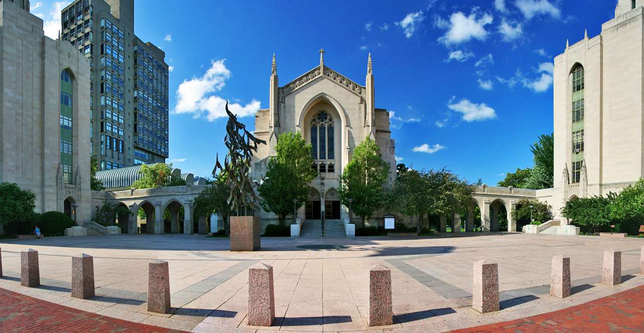 Marsh Plaza is featured at Boston University.