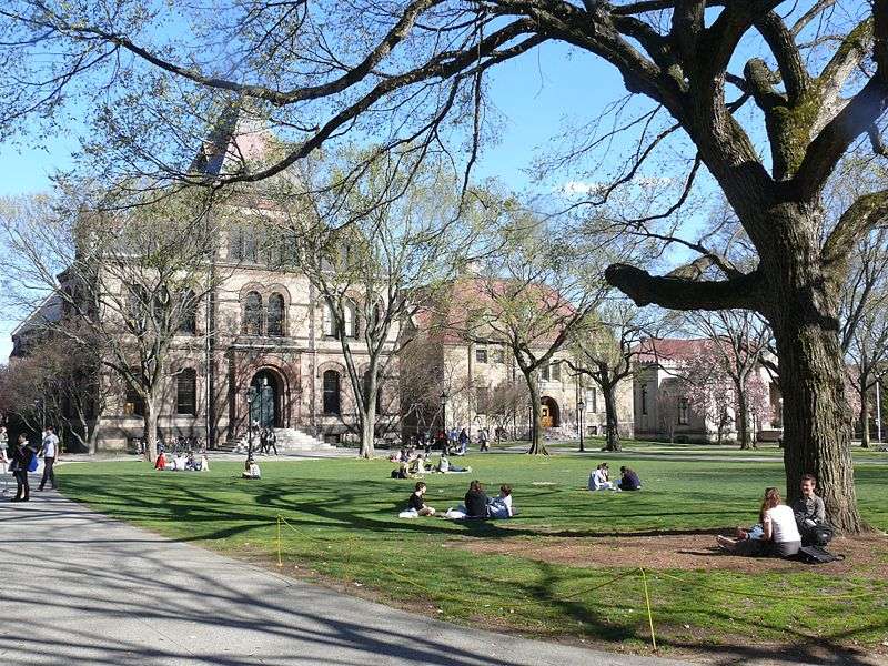 This is a landscape shot of Brown University.