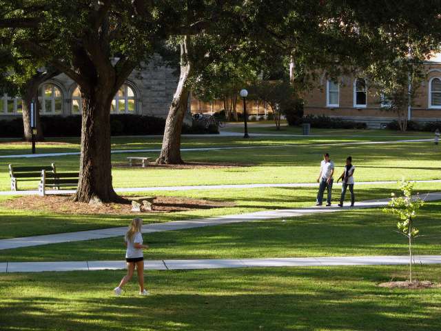 Gibson Quadrangle is featured at Tulane University.