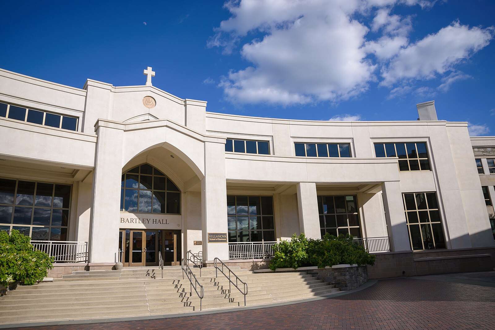 Bartley Hall is featured at Villanova University.